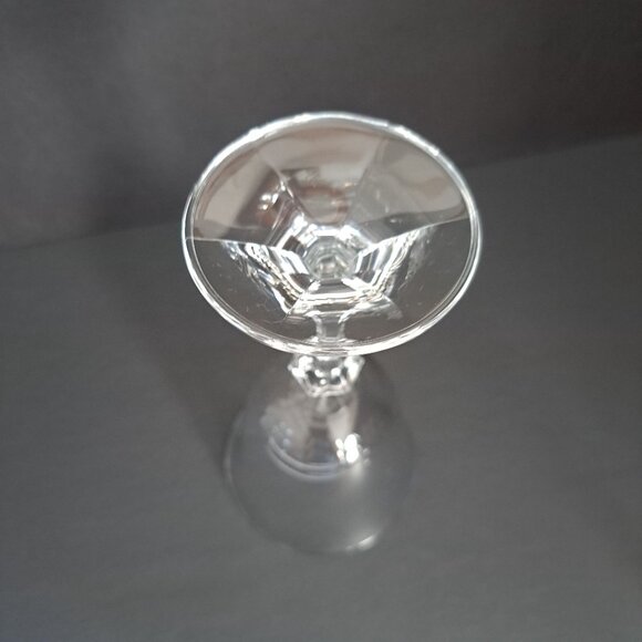 Royal Bavarian Crystal Wine Water Glass 6.5" Faceted Stemware Goblet Germany - Picture 14 of 14